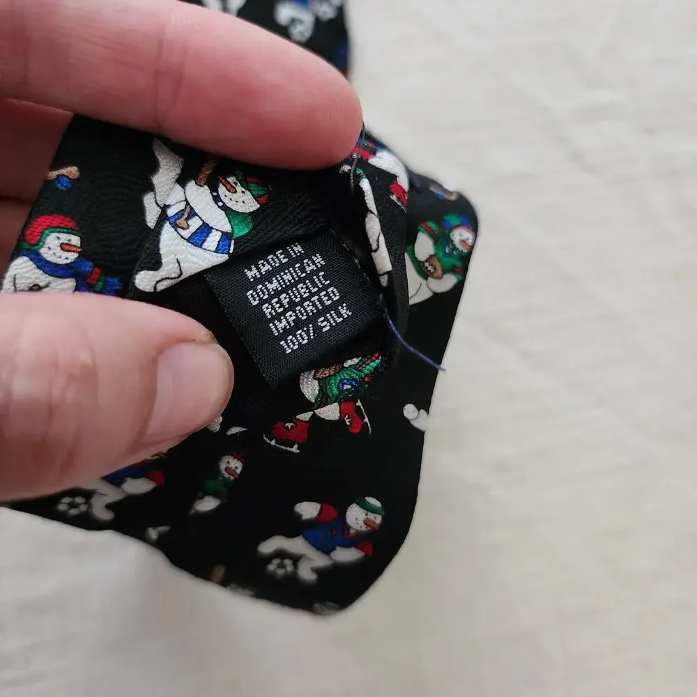 Snowman Sporty Clip-on Tie toddler/kids